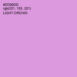 #DD99DD - Light Orchid Color Image